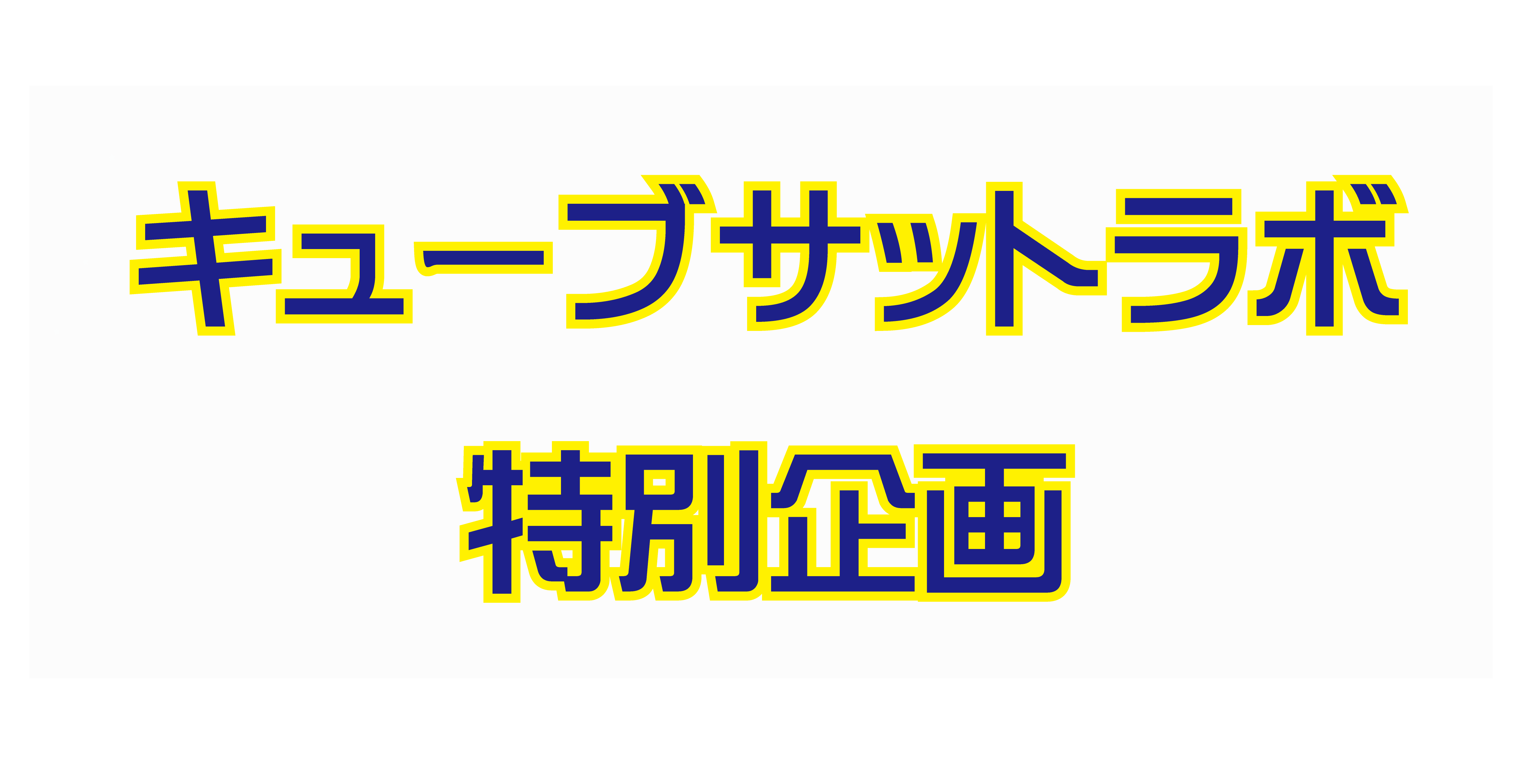 キューブサットラボ特別企画