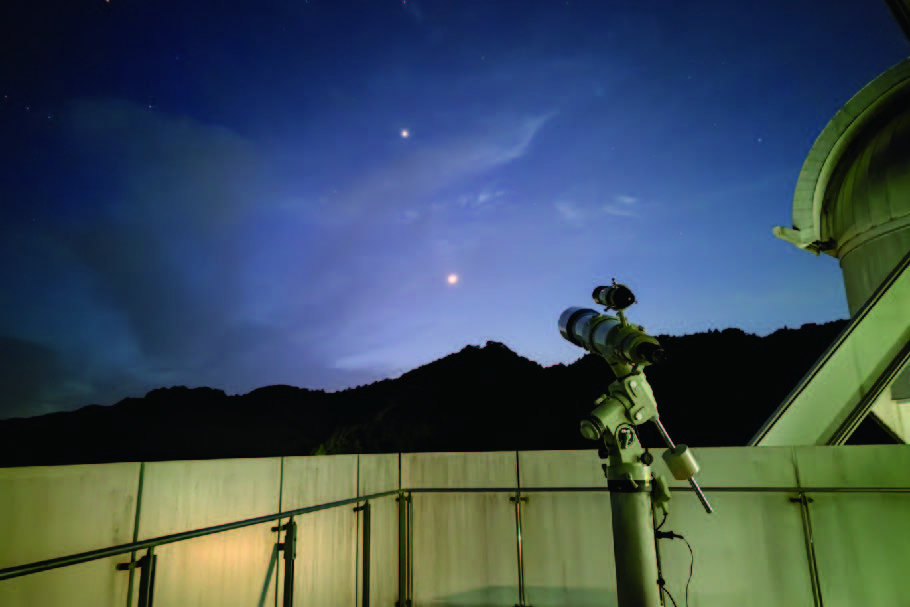 天文台からの夜空　写真